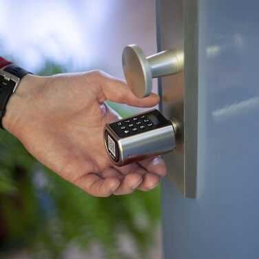 Електронний дверний циліндровий замок WELOCK PCB01 з паролем, RFID-карткою, Bluetooth та опціональним Wi-Fi, водонепроникний, для дверей 50-100 мм