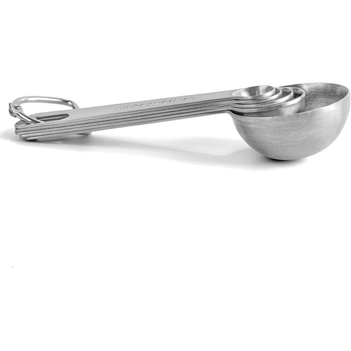 Stainless Steel Measuring Cups – 5-Piece Durable Measuring Cup Set for Dry Ingredients, Spices, or Liquids