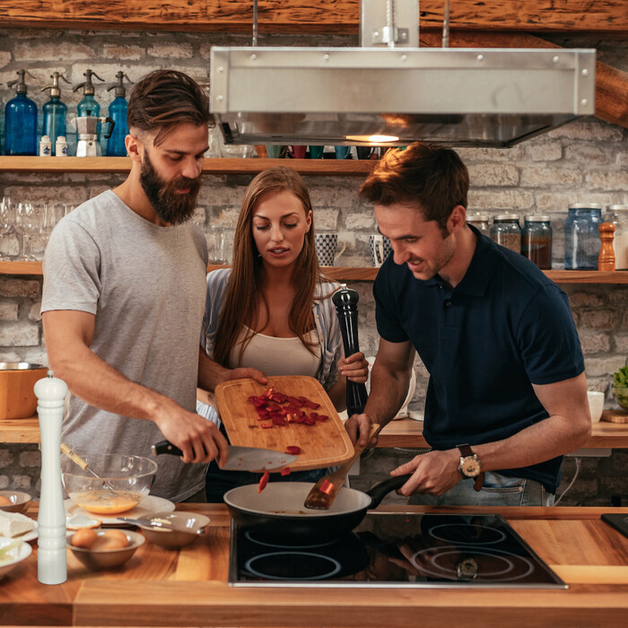 Relaxdays млинок для солі та перцю в наборі з 2 штук