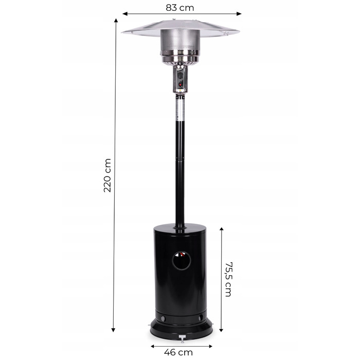 Обігрівач-парасолька MultiGarden 220 см, 13 кВт