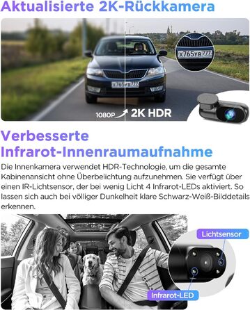 Автомобільний відеореєстратор VIOFO A229 Pro 3CH (4K+2K+1080P), Dual STARVIS 2, GPS, 5GHz WLAN, 3-канальний