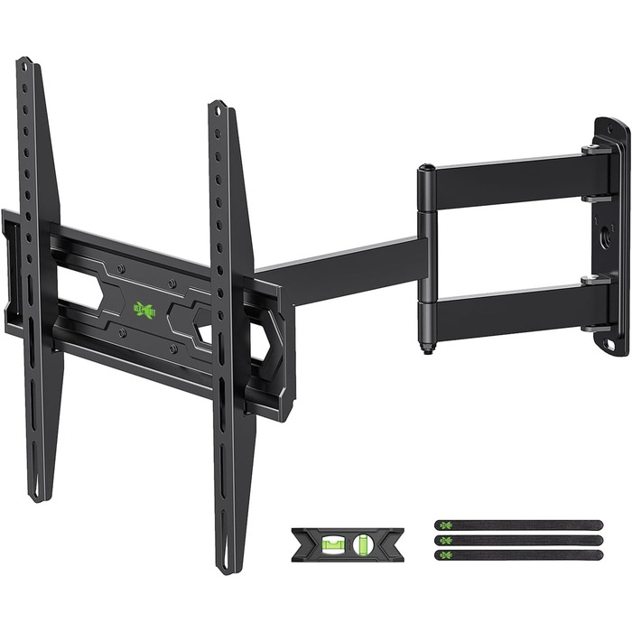 Кріплення для телевізора USX-MOUNT XMM902: поворотне, нахилене, для плоских та вигнутих телевізорів до 35 кг, VESA 400x400 мм (26-55 дюймів)