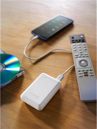 Powerbank Intenso 10000mAh XS - білий, для смартфонів, планшетів, MP3-плеєрів та цифрових камер