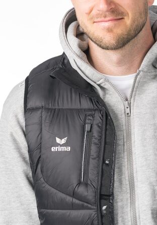 Жилет Erima CMPT Puffer для чоловіків (M, чорний)