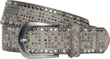 Жіночий ремінь з пряжками - ВІнтажний ремінь - Джинсовий ремінь у 15 кольорах - Довжина 80-105 см, Champagne 105 (Підходить для обхвату талії 107-112 см.)