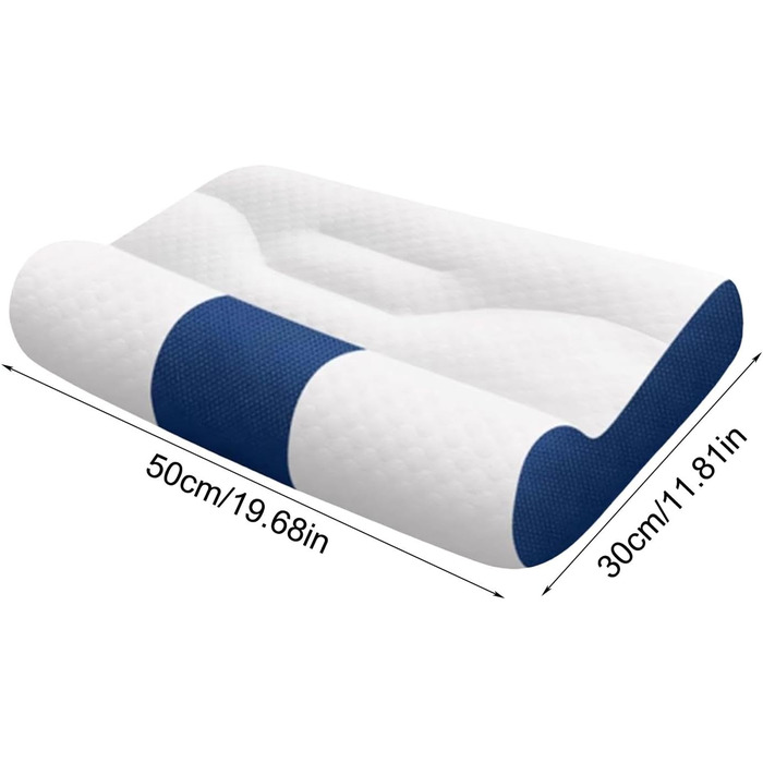 Novgorod Neck Pillow, Contour Pillow for Sleeping | Ergonomic Contour Bed Pillow, Adjustable Height, Contoured Neck Support Pillow for Neck Relief