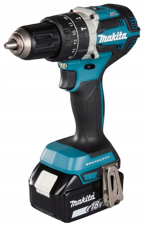 Аккумуляторний ударний шурупокрут Makita DHP484RT3J LXT 18V (3x5Ah, BL, 54Nm, 2 швидкості, кейс)