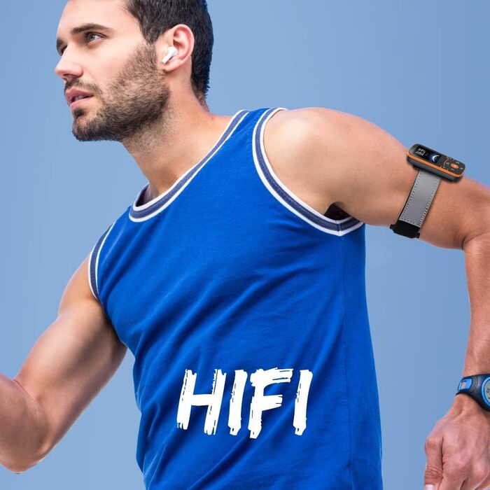 MP3 плеєр AGPTEK Bluetooth 5.0 32GB Orange. Спортивний кліпса-плеєр з TFT екраном 1.5