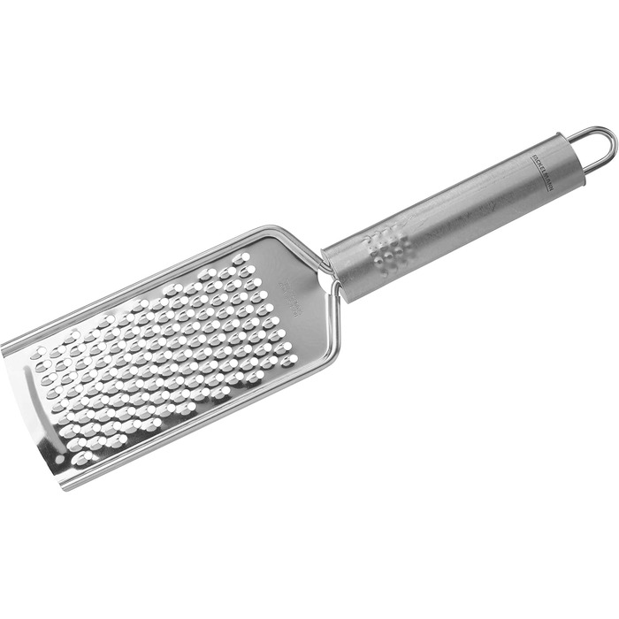 Подрібнювач часнику Fackelmann OVALGRIFF з нержавіючої сталі, ергономічна ручка, сріблястий, 1 шт.