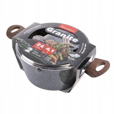 Каструля традиційна Florina Granite, 4,1 л