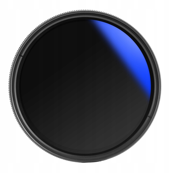 Регульований нейтральний фільтр K&F Concept ND2-ND400 Fader MC Blue, 55мм