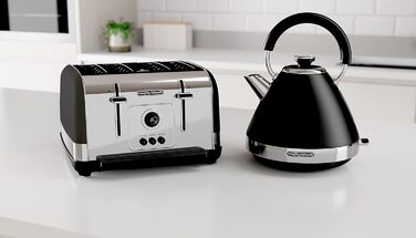 Morphy Richards Venture Pyramid Electric Kettle - Matte Black