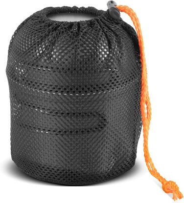 Набір посуду для кемпінгу STAHLWERK 4-х частинний з алюмінію з антипригарним покриттям, Outdoor посуд, набір каструль та кришок