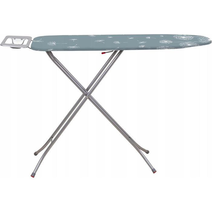 Складане прасувальне щитове поле Basic, 114x34 см з металевою сіткою, прасувальний стіл з підкладкою з 5 мм пінопласту та полицею для праски, прасувальне щитове поле з антиковзними ніжками