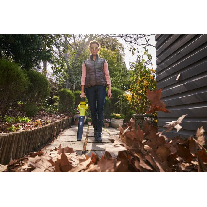 RYOBI 18V ONE+ Cordless Leaf Blower OBL1820S (Air speed 245 km/h, airflow 2.6 m³/min, without battery & charger in box)