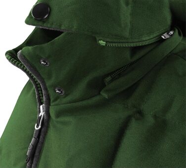 Жилет Normani Outdoor Sports з утеплювачем, вітронепроникний, з шкіряним патчем та капюшоном (M, Оливковий)