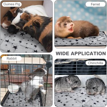 Самогріюча ковдра для котів та собак Namalu зі зірковим малюнком, 45x45 см. М'яка, тепла, неслизька, для дому та вулиці. Можна прати.