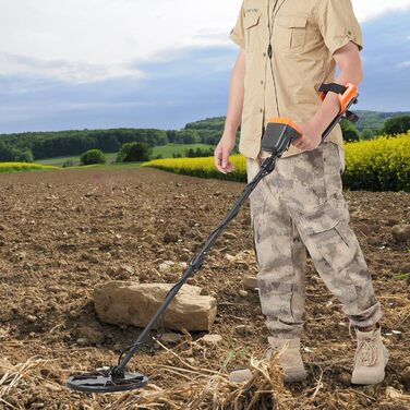 Металдетектор VEVOR Profi: професійний прилад для пошуку металу з котушкою 30 см, 7 режимів, водонепроникність IP68 (глибина занурення до 3 м), золотий шукач, регульована ручка, Bluetooth-гарнітура, точне визначення місця розташування (25,4 см)