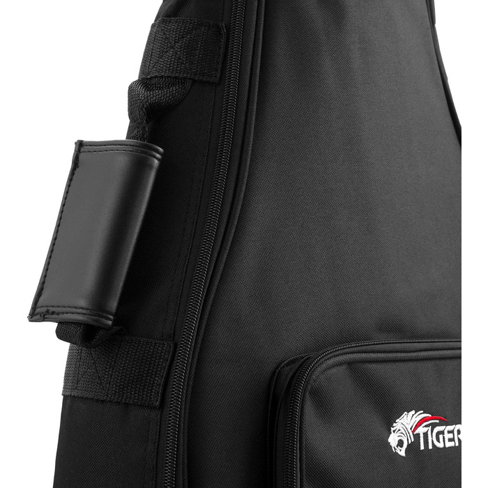Чохол для акустичної гітари TIGER GGB42-AC, 18 мм, з підкладкою, чорний, з ручками та ременями