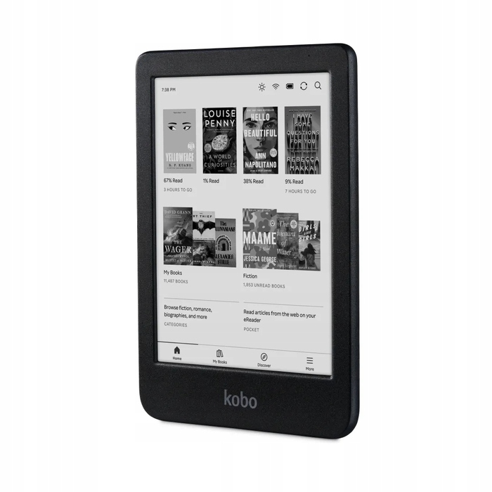 Електронна книга Kobo Clara Colour, чорна (N367KUBKKCK)