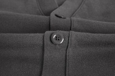 Чоловічий кардиган Runcati з в'язаного полотна, без коміра, сірий, XL