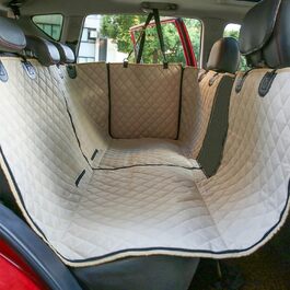 Захист для заднього сидіння авто для собак CSDY: водонепроникний, антиковзкий, з боковими захистами та кріпленням для ременя безпеки