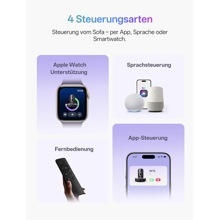 Робот-пилосос Vexilar з функцією миття підлоги, 8000Pa, LiDAR-навігація, 150 хв роботи, 15 зон заборони, керування через додаток, для шерсті тварин та килимів (W15)