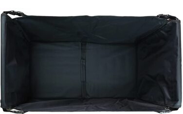 Фросал Візок для собак Бруно, чорний, складний | Транспортний візок для собак з легким доступом