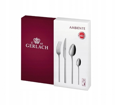 Набір столових приборів Gerlach Ambiente, 24 предмети, глянцеві