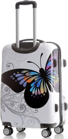 Набір валіз Beibye Butterfly 2060 TSA: 4 валізи (XL-75cm, L-66cm, M-56cm, Beautycase)