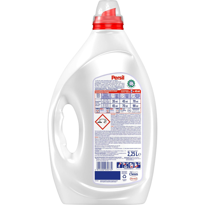 Гель для прання кольорових речей Persil Color Kraft-Gel з технологією глибокого очищення, гігієнічна свіжість, ефективний від 20°C, 2.5 л (50 прань)