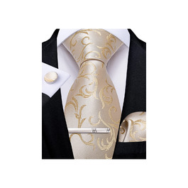 Чоловіча краватка DiBanGu бежевого кольору, модна, 150 см