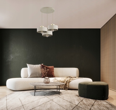 Підвісна люстра Elko-Lighting Spring Ecru, 3 точки освітлення, цоколь E27