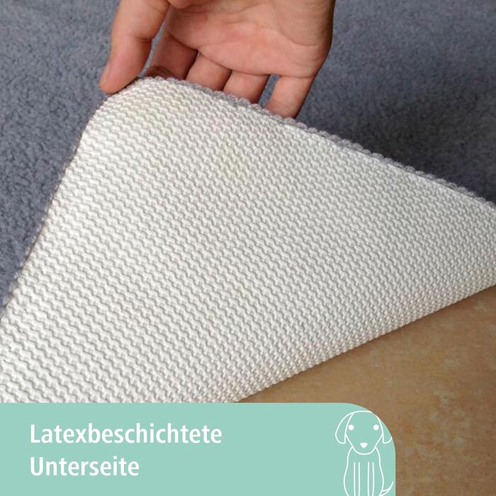 Килимок термозберігаючий, 125 x 80 см, антиковзаюча поверхня, сірий