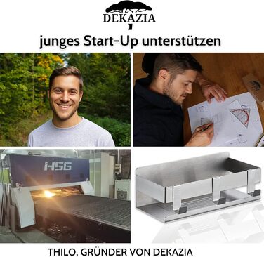 DEKAZIA® Shower Shelf without Drilling | Shower Shelf without Drilling Shower Basket without Drilling Bathroom Shelf without Drilling Shower Shelf Shampoo Holder for Shower Storage Bathroom Shelf without Drilling