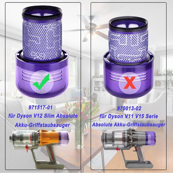 Електрична насадка для миття підлоги Dyson V11, V10, V8, V7, V15, V12 - з баком та 6 змінними серветками