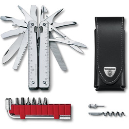 Мультитул Victorinox SwissTool X Plus з 38 функціями, шкіряний чохол