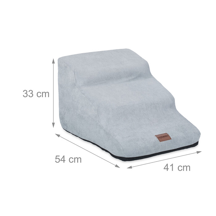 Relaxdays Dog Stairs with 3 Steps