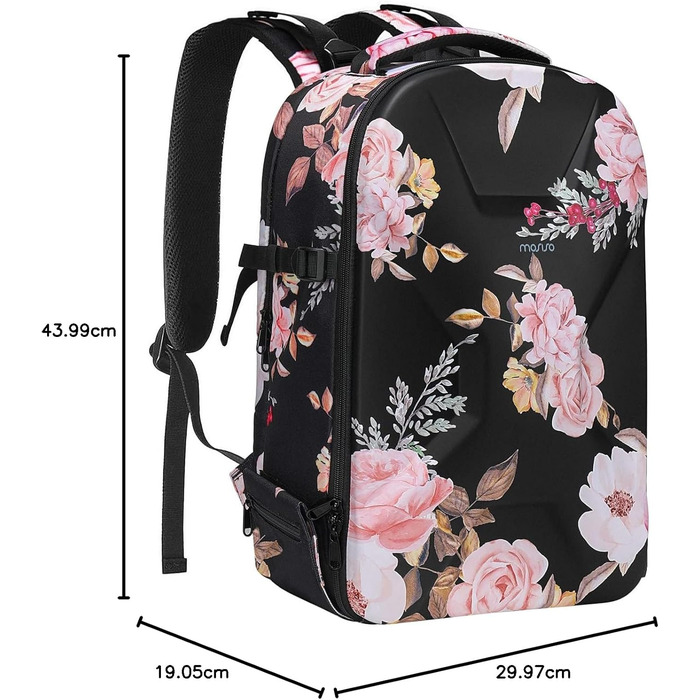 Рюкзак для камери MOSISO: DSLR, SLR, беззеркальні фотоапарати, дрони DJI Mavic, ноутбук, водонепроникний, з тримачем для штатива, чорний