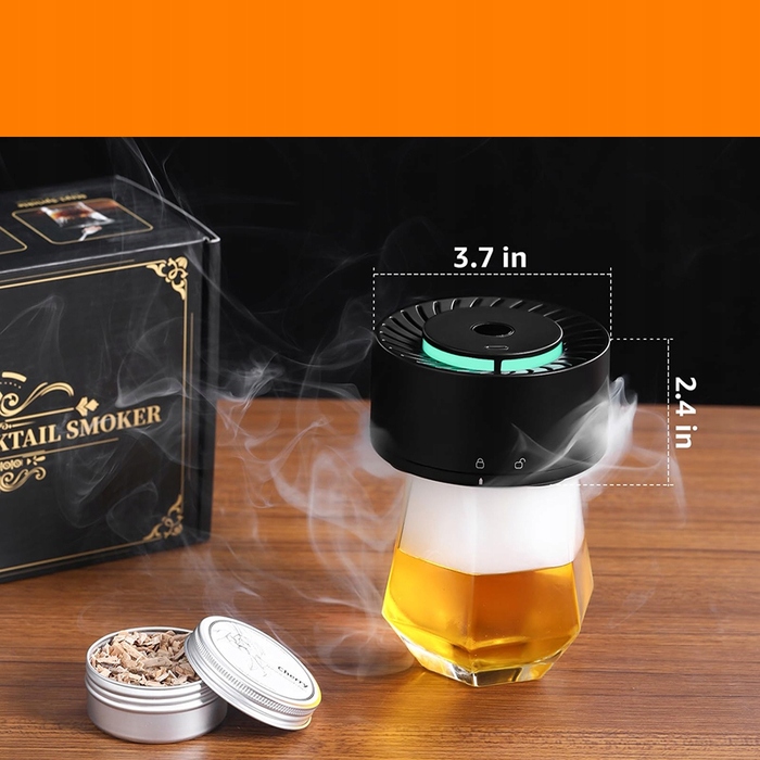 Набір для копчення віскі Whisky Smoker — ідеальний подарунок для чоловіка або хлопця, великий набір зі стружкою