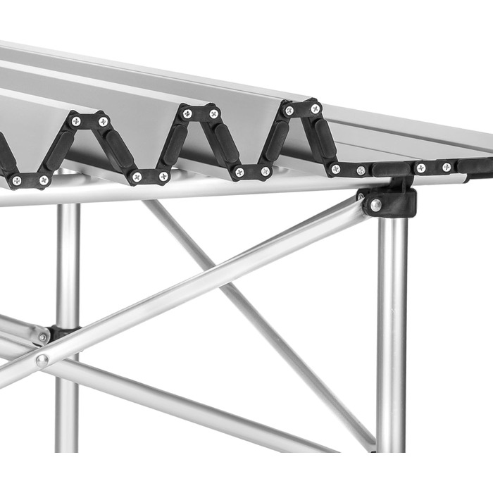 Складний алюмінієвий стіл Tectake для кемпінгу, саду та тераси 70x70x70 см (Модель 401169)