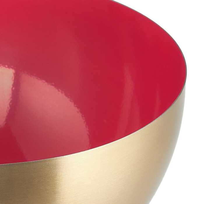Relaxdays Stainless Steel Salad Bowl, Ø 25 cm