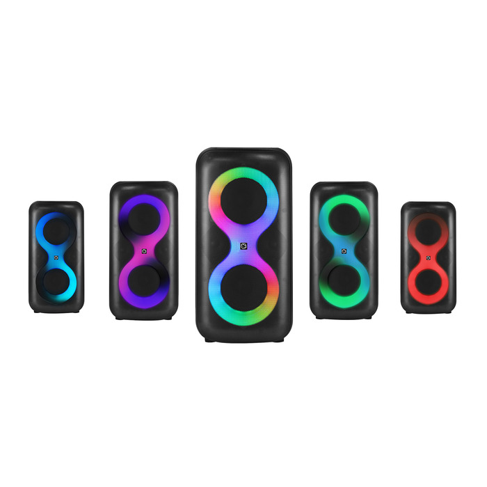 Портативна Bluetooth-колонка для караоке Manta ERIS X-Bass 100 Вт, з мікрофоном та пультом керування