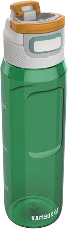 Kambukka Water Bottle - ELTON Model - 500/750/ - Water Bottle - dirt and odor resistant - shockproof - dishwasher safe - easy to clean - Milliliter markings (Olive Green 2.0, 1000 ml)