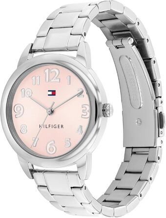 Кварцовий годинник Tommy Hilfiger для молоді зі сталевим ремінцем, сріблястий