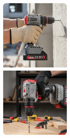 Акумуляторний шуруповерт Majster Polska 20 V MP-0430