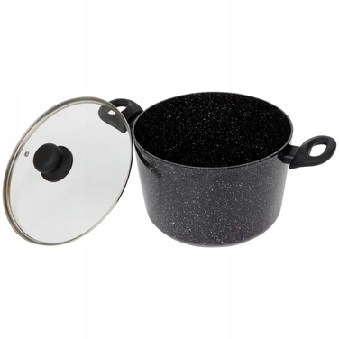 Каструля з кришкою Ceramic Marble, 24 см, 6,5 л