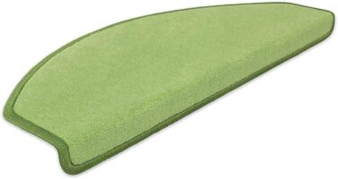 Kettelservice-Metzker® Step Mats Vorwerk Uni Single and Value Set Olive Green 14 Pieces Half-Round Olive Green 14 Pieces