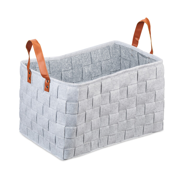 Relaxdays Felt Storage Basket