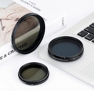 Графільтр PROfezzion Variable ND Filter: регульований нейтральний фільтр ND2-ND2000 для об'єктивів Sigma, Nikon, Fujifilm (58mm)